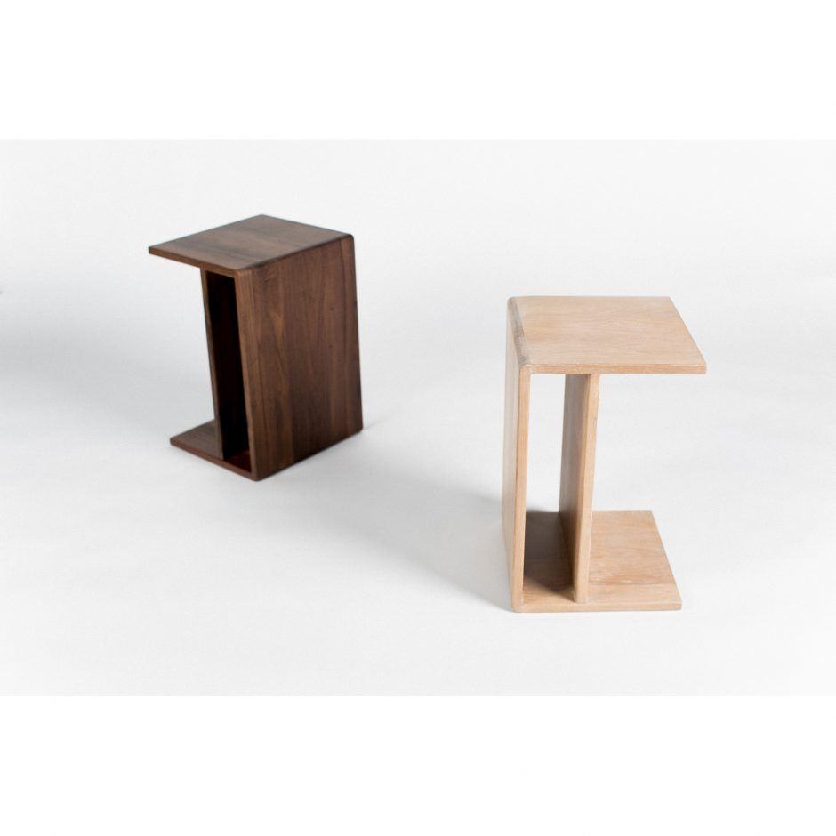 Hiroki Modern Walnut Accent Table - Stylish Side Table for Living Room, Bedroom, or Office Decor