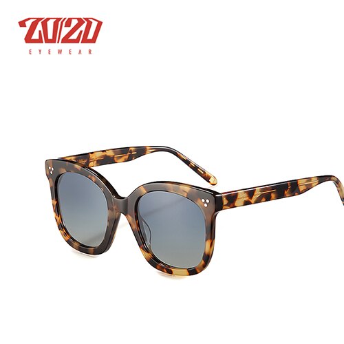 20/20 Classic Polarized Acetate Unisex Sunglasses AT8048 - UV Protection for Men & Women - Perfect for Driving, Beach & Outdoor Activities