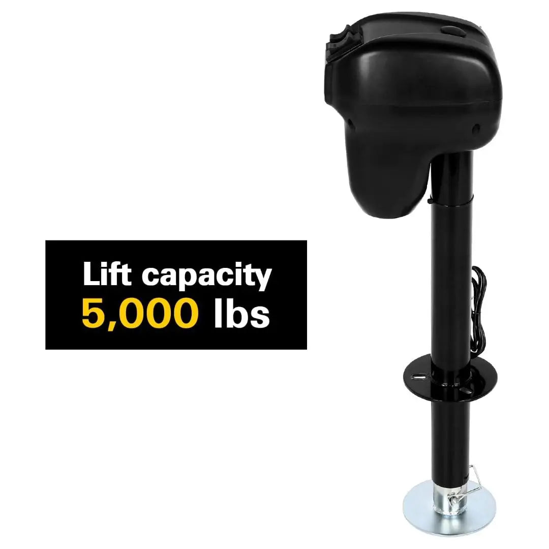 5000 Lbs Heavy Duty Electric RV Stabilizer Jack - 12V DC Power Tongue Jack with 600D Polyester Protective Cover, 29.5