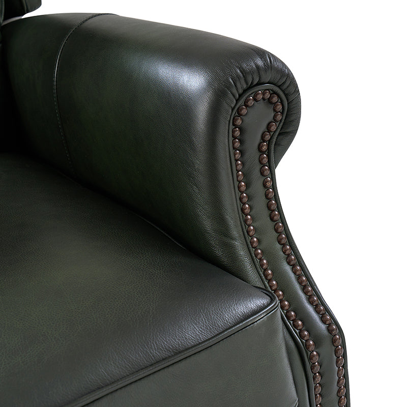 Premium Ruben Buttery Soft Leather Power Recliner Chair - Ergonomic Living Room Furniture for Relaxing, Watching TV & Napping