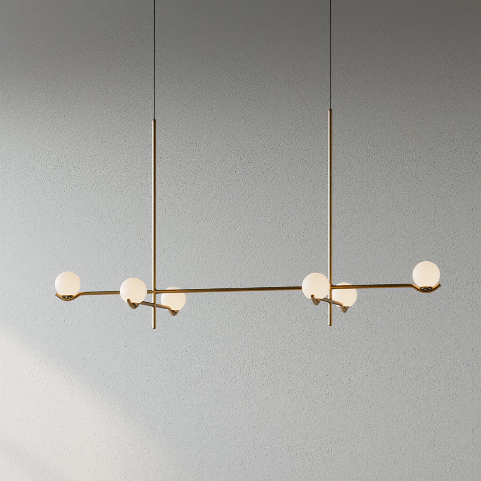 Baer Modern Pendant Light - Sleek Hanging Fixture for Kitchen Island, Dining Room & Bedroom Lighting | Energy Efficient LED Bulb Compatible