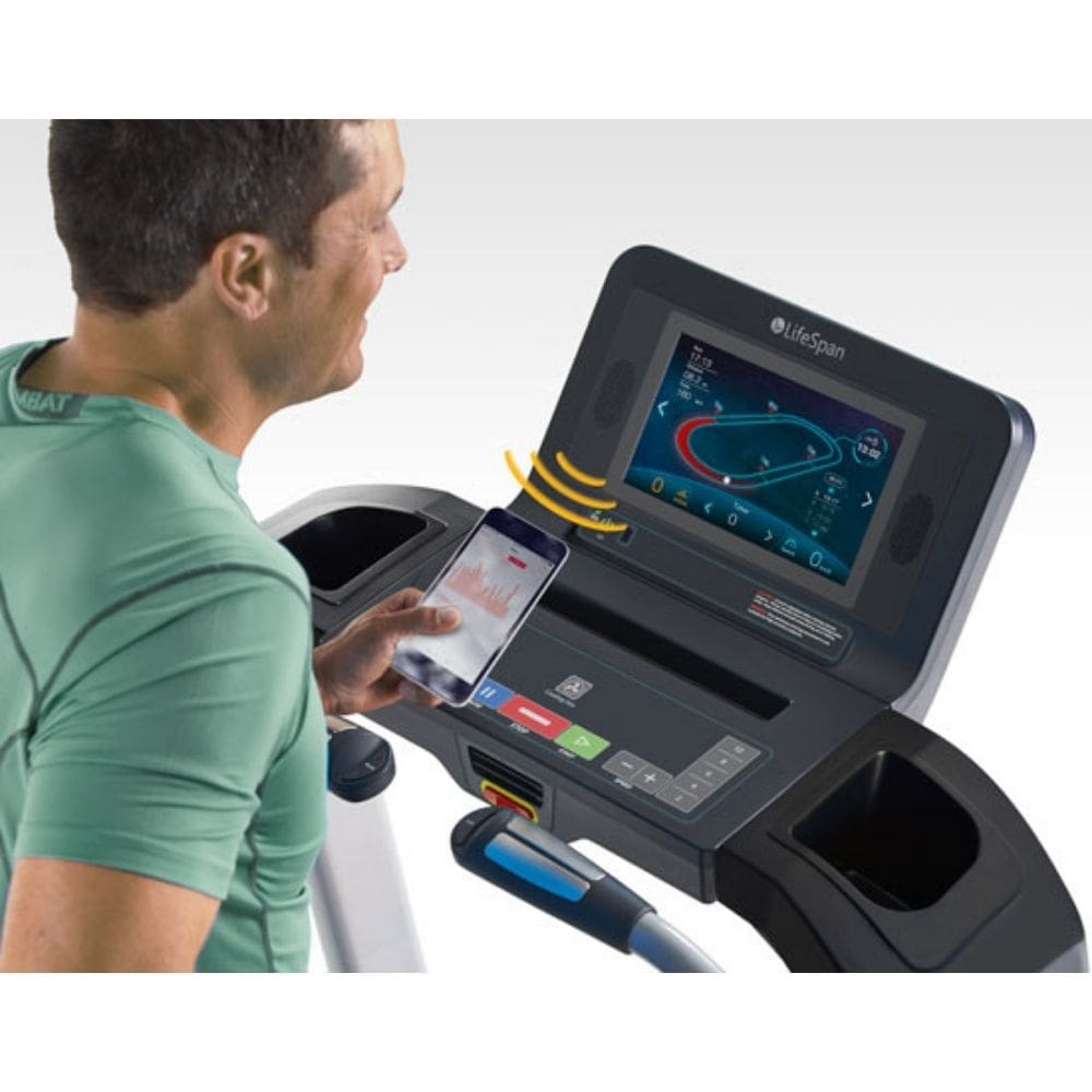 LifeSpan Fitness TR5500iM Folding Treadmill - Compact Home Gym Equipment for Running & Walking | Perfect for Small Spaces & Home Workouts