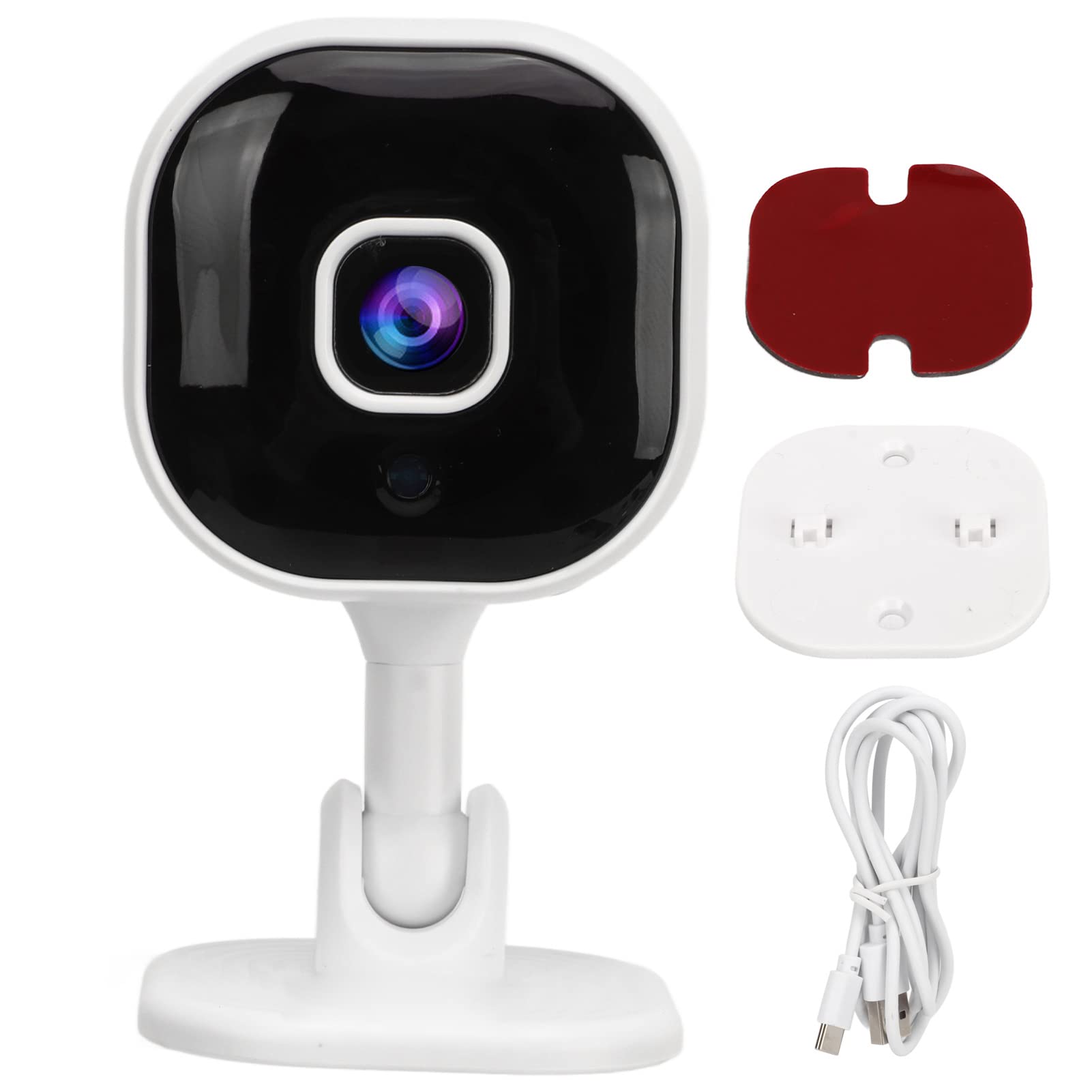 DIYdeg 1080P HD WiFi Smart Security Camera with 2-Way Audio & Night Vision - Indoor Home Security Camera for Baby/Pet Monitoring - Works with Phone App & Motion Detection - Perfect for Nursery, Living Room & Office Surveillance