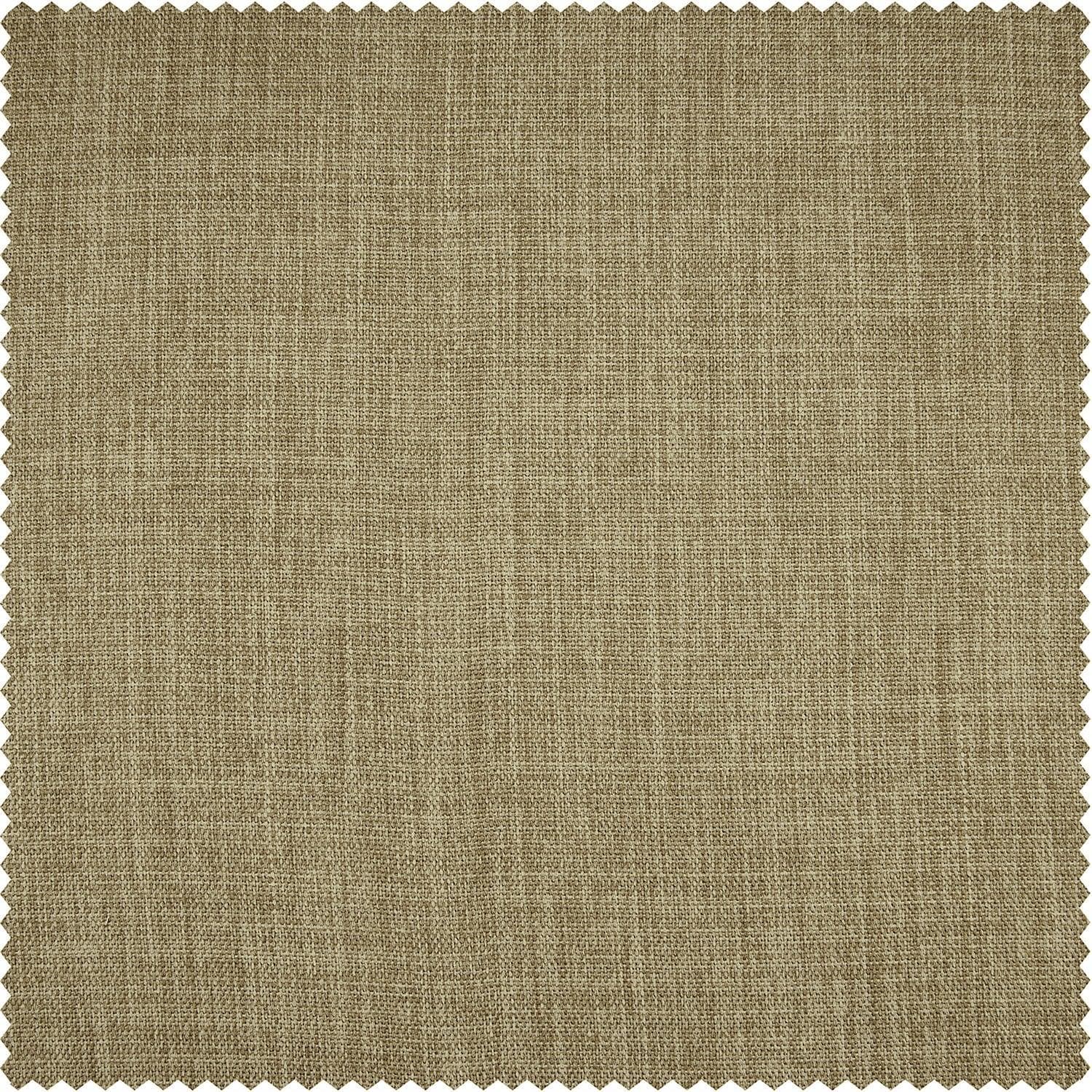 Nomad Tan Textured Faux Linen Fabric Swatch - Perfect for Upholstery, DIY Projects & Home Decor Samples