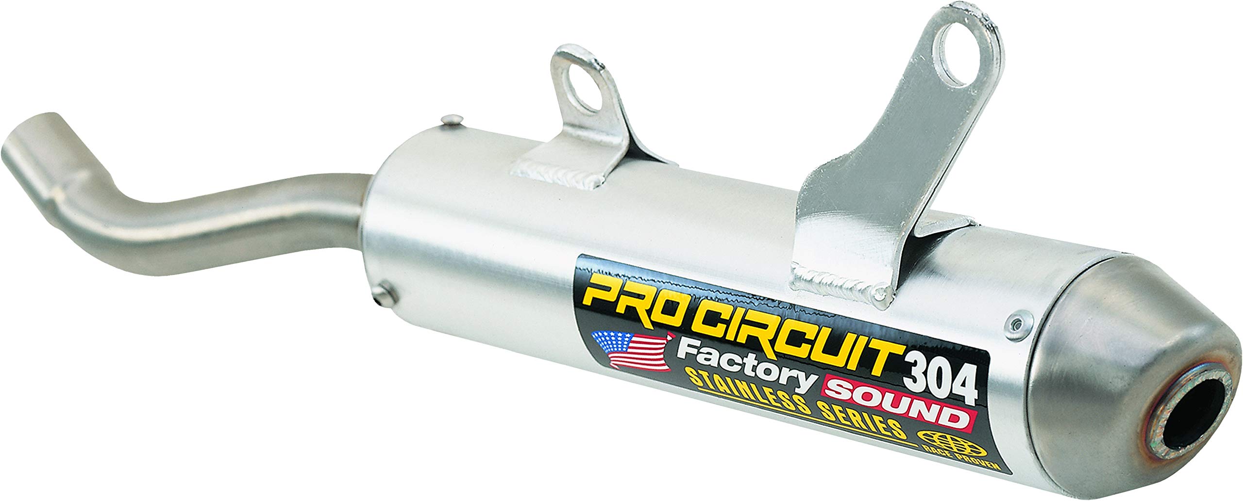 Pro Circuit Racing 304 Stainless Steel Silencer - High Performance Exhaust Muffler for Motorcycles & ATVs - Perfect for Off-Road Racing & Track Use