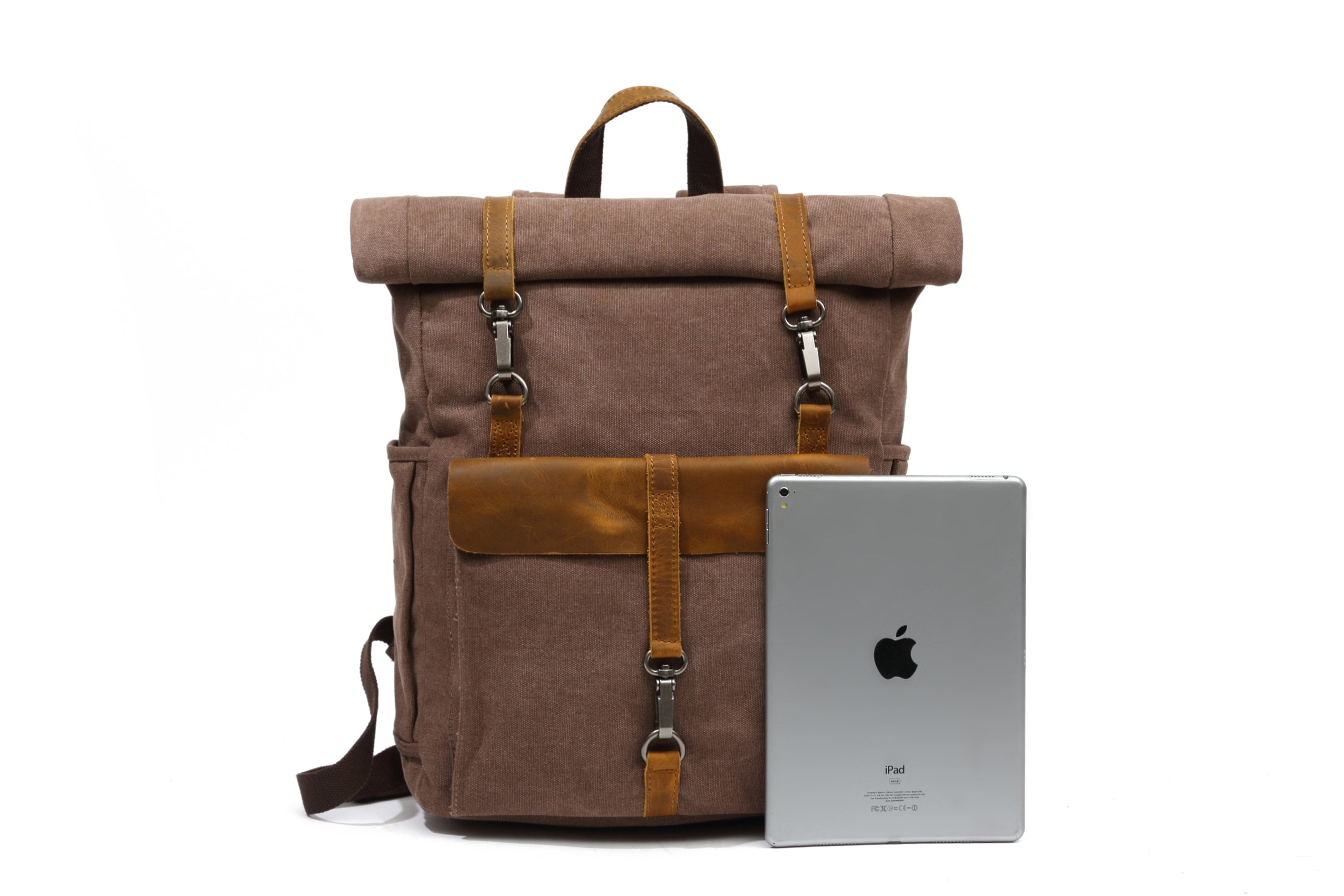 Clayton Canvas Backpack - Durable & Stylish Laptop Backpack for Men & Women - Perfect for School, Work, Travel & Outdoor Adventures