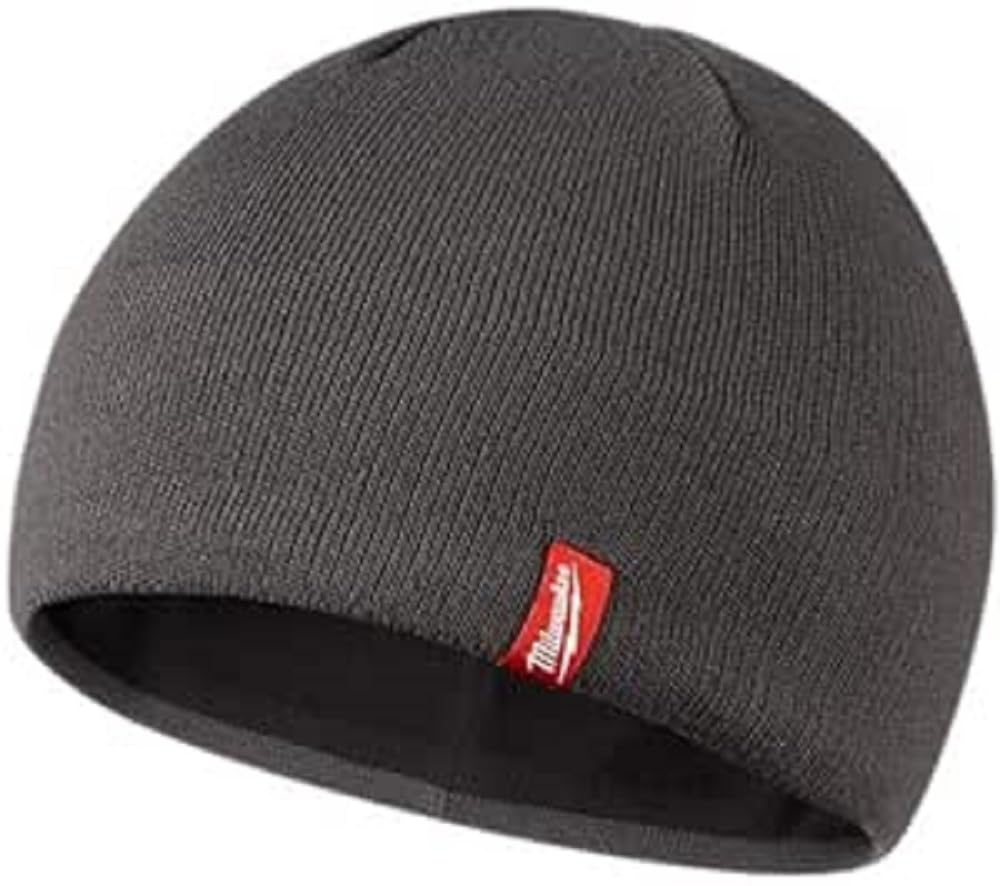 Milwaukee Unisex Hard Hat Safety Helmet - Gray, One Size Fits All (EU Standard) - Perfect for Construction, Industrial Work & DIY Projects
