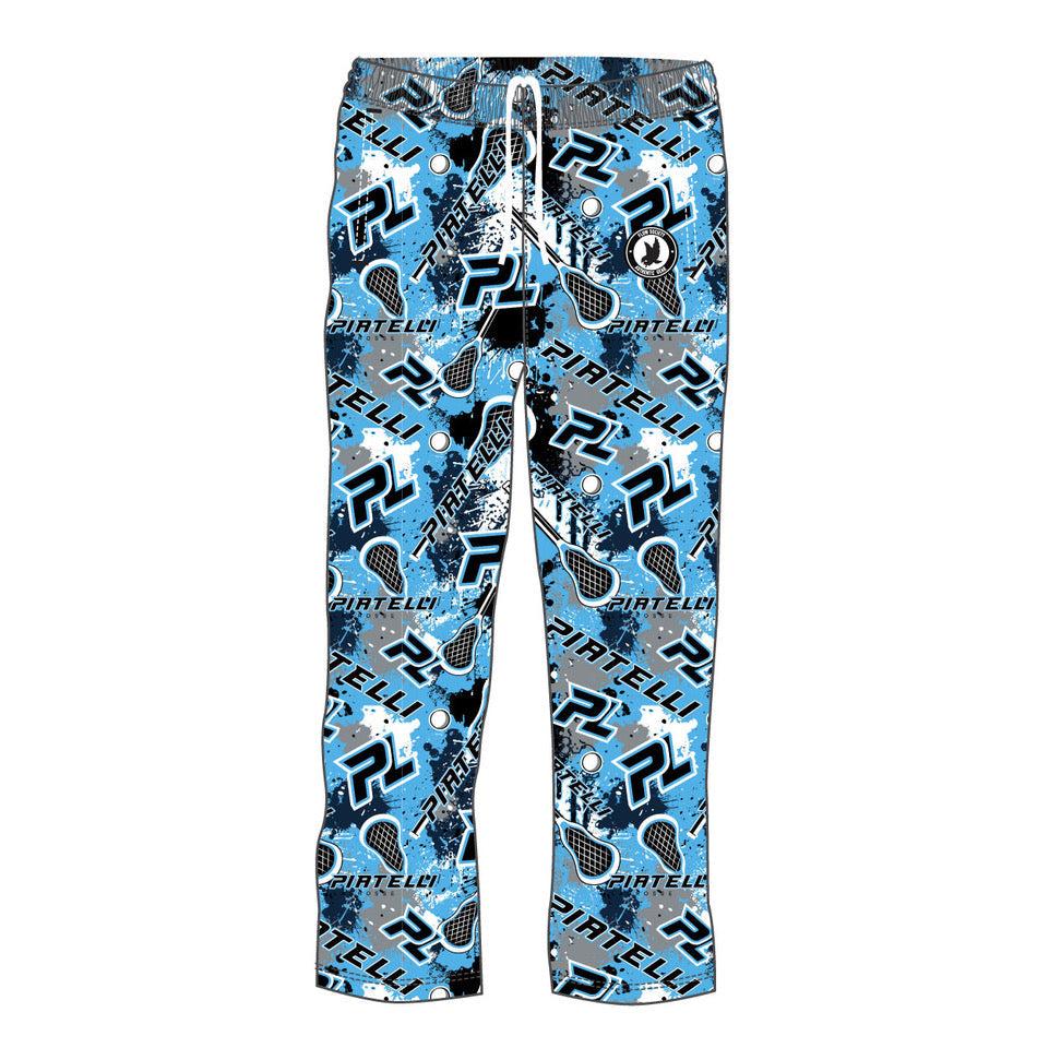 Youth & Adult Piatelli Lacrosse Club Lounge Pants - Soft Comfortable Athletic Pajama Pants for Men and Women - Perfect for Relaxing, Lounging, and Post-Game Recovery