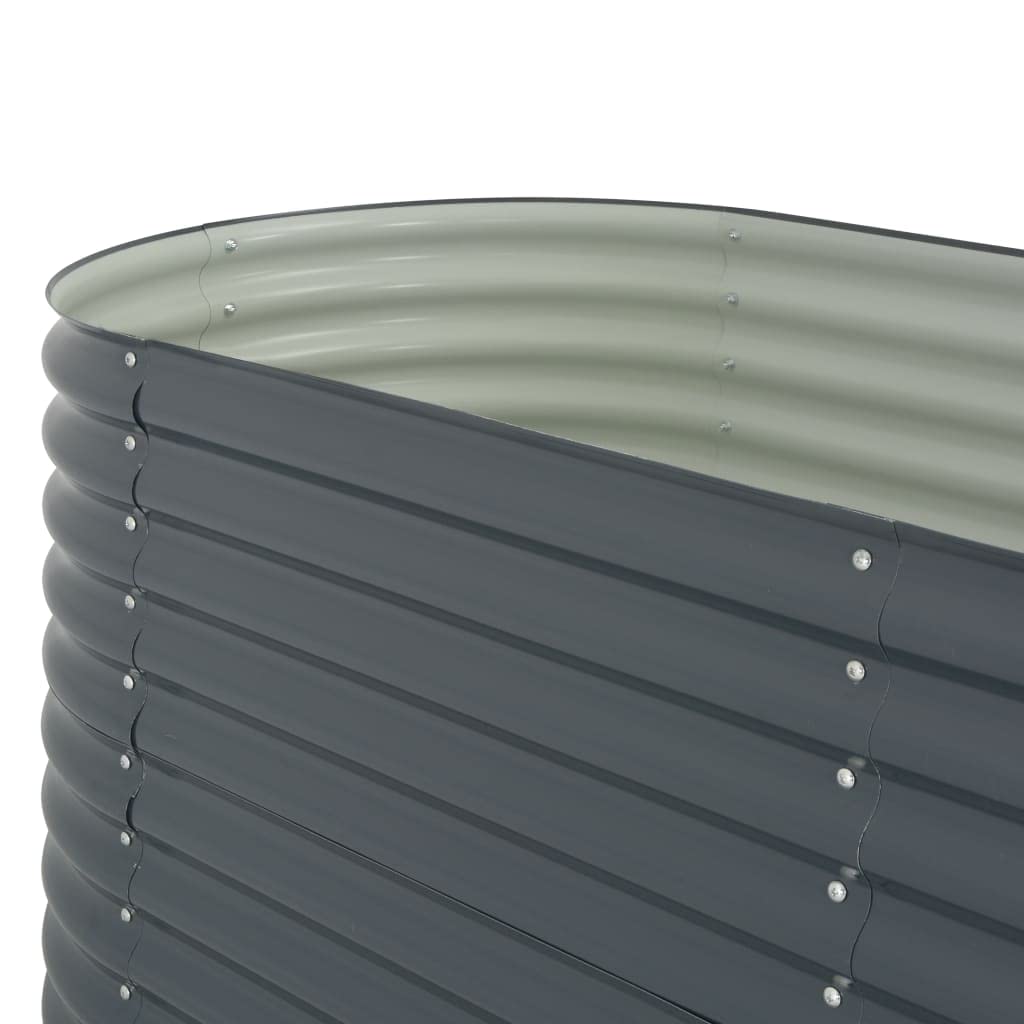 Premium Galvanized Steel Raised Garden Bed - 94.4