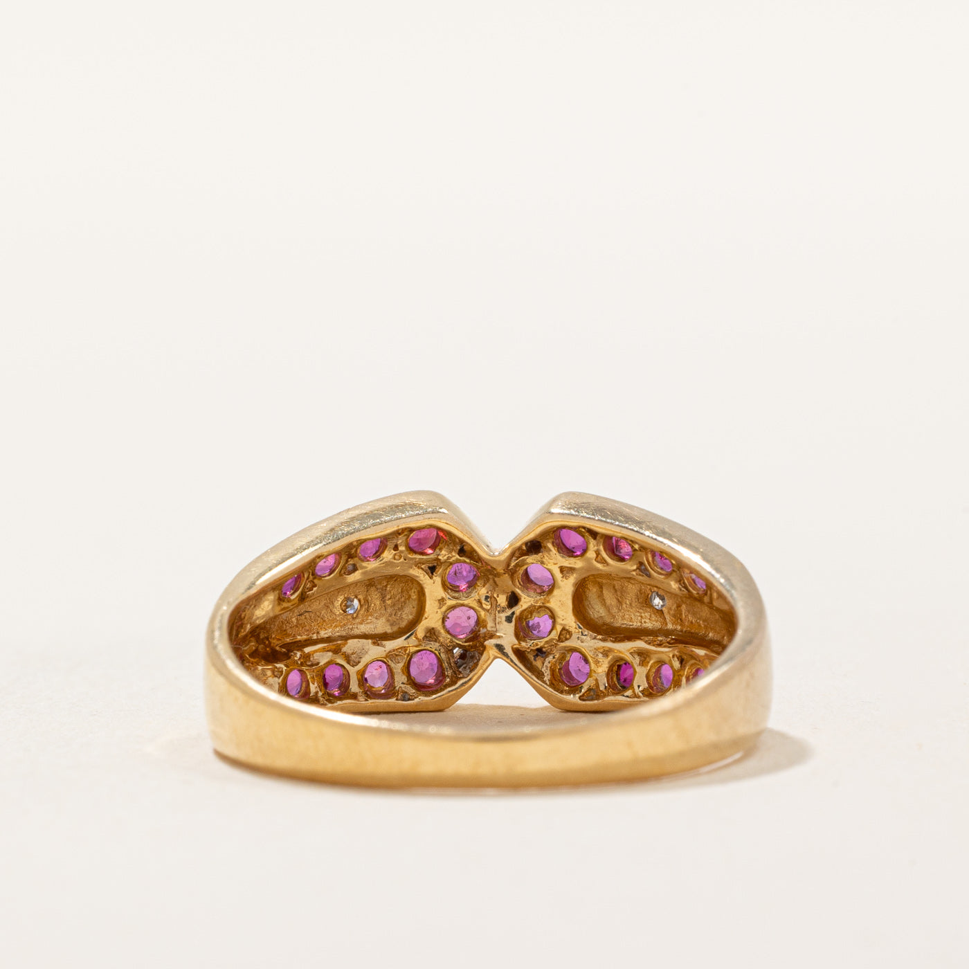 Exquisite 0.80ctw Ruby & Diamond Ring with 0.01ctw Accents - Size 6.25 | Elegant Jewelry for Weddings, Anniversaries & Special Occasions