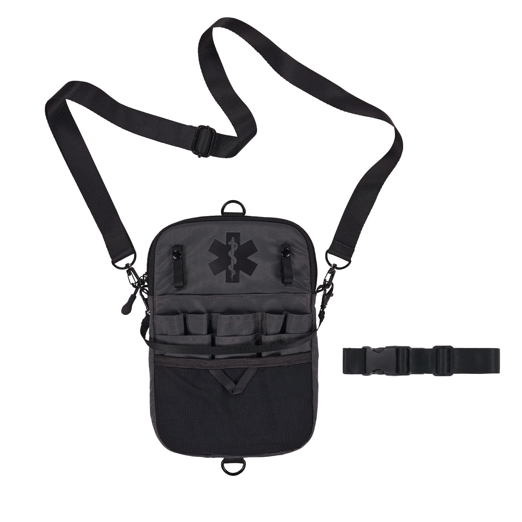 Ergodyne Arsenal 5717 Convertible Nurse Fanny Pack - Adjustable Waist Bag for Medical Supplies, Tape Holder & Portable Gear Organizer - Perfect for Healthcare Workers, EMTs & First Responders