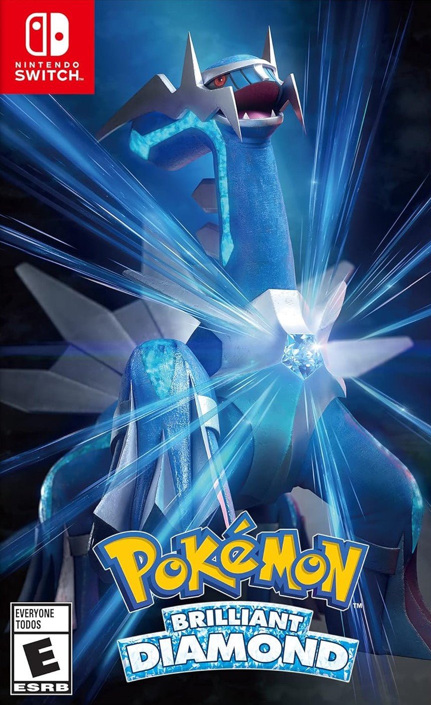 Pokemon Brilliant Diamond - Nintendo Switch Game | Official Pokemon Adventure RPG for Kids & Adults | Perfect for Gifts, Travel & Family Game Nights