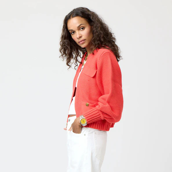 Alaina Lobster Print Cardigan for Women - Stylish & Comfortable Knit Sweater for Casual Wear, Office, and Fall Outfits
