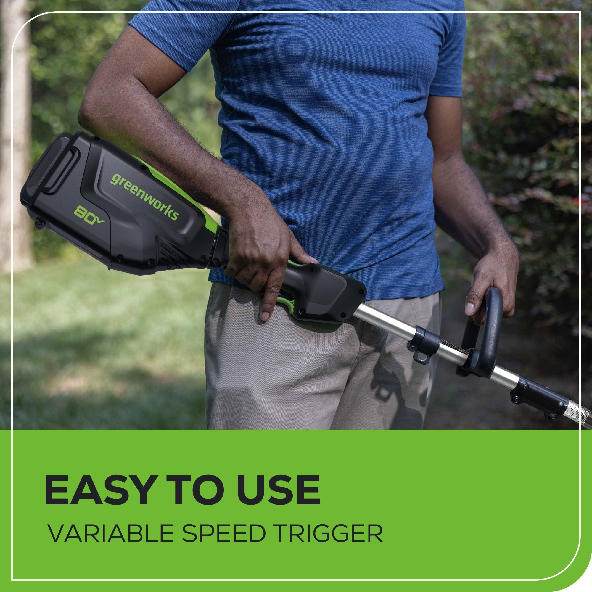 80V 8-Inch Cordless Battery String Trimmer Edger (Tool Only) - Perfect for Lawn Edging, Yard Maintenance & Landscaping