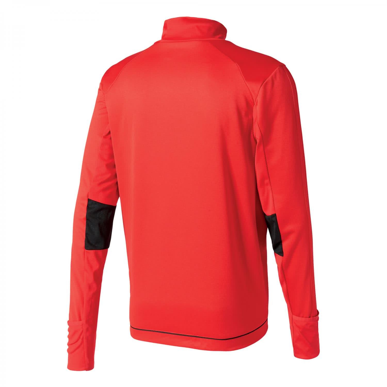 Adidas Tiro 17 Plain Training Top for Men - Breathable Soccer Jersey, Red/White/Black, Size M - Perfect for Soccer Practice, Gym Workouts & Casual Wear