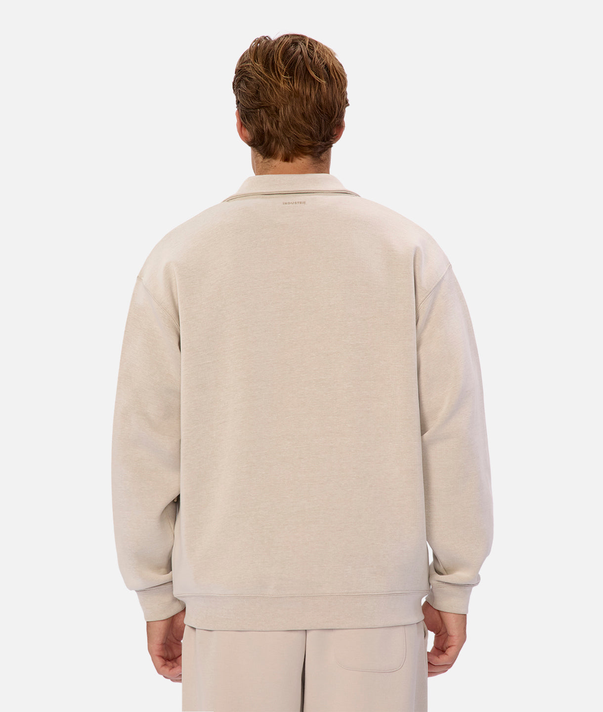 The Manning Zip Through Track Top - Stone Heather | Lightweight & Breathable Men's Running Jacket for Outdoor Sports & Casual Wear
