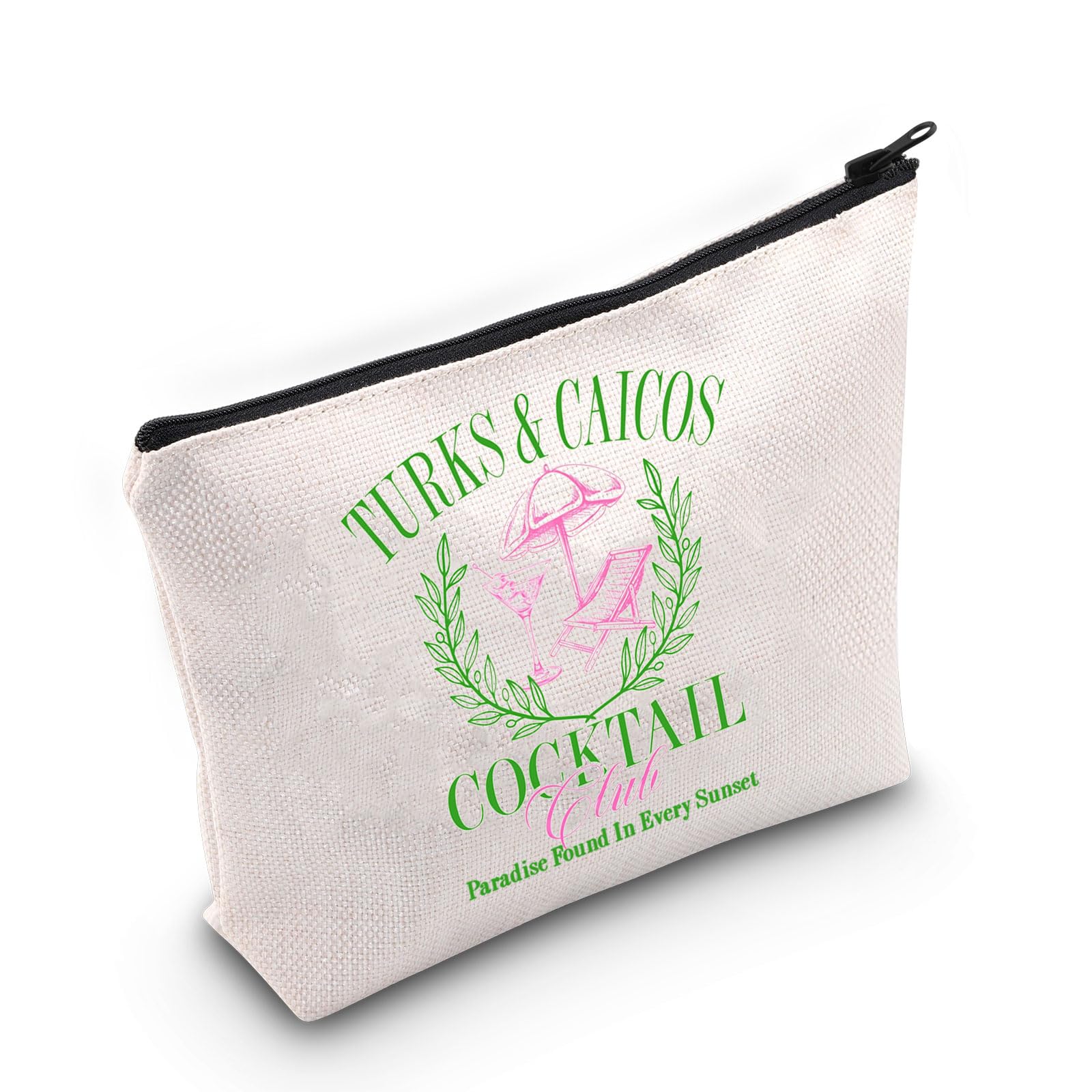 Waterproof Turks and Caicos Makeup Bag - Multifunctional Travel Cosmetic Organizer for Women & Men - Unisex Adult Gift with Turks and Caicos Islands Design - Perfect for Travel, Gym, and Daily Use