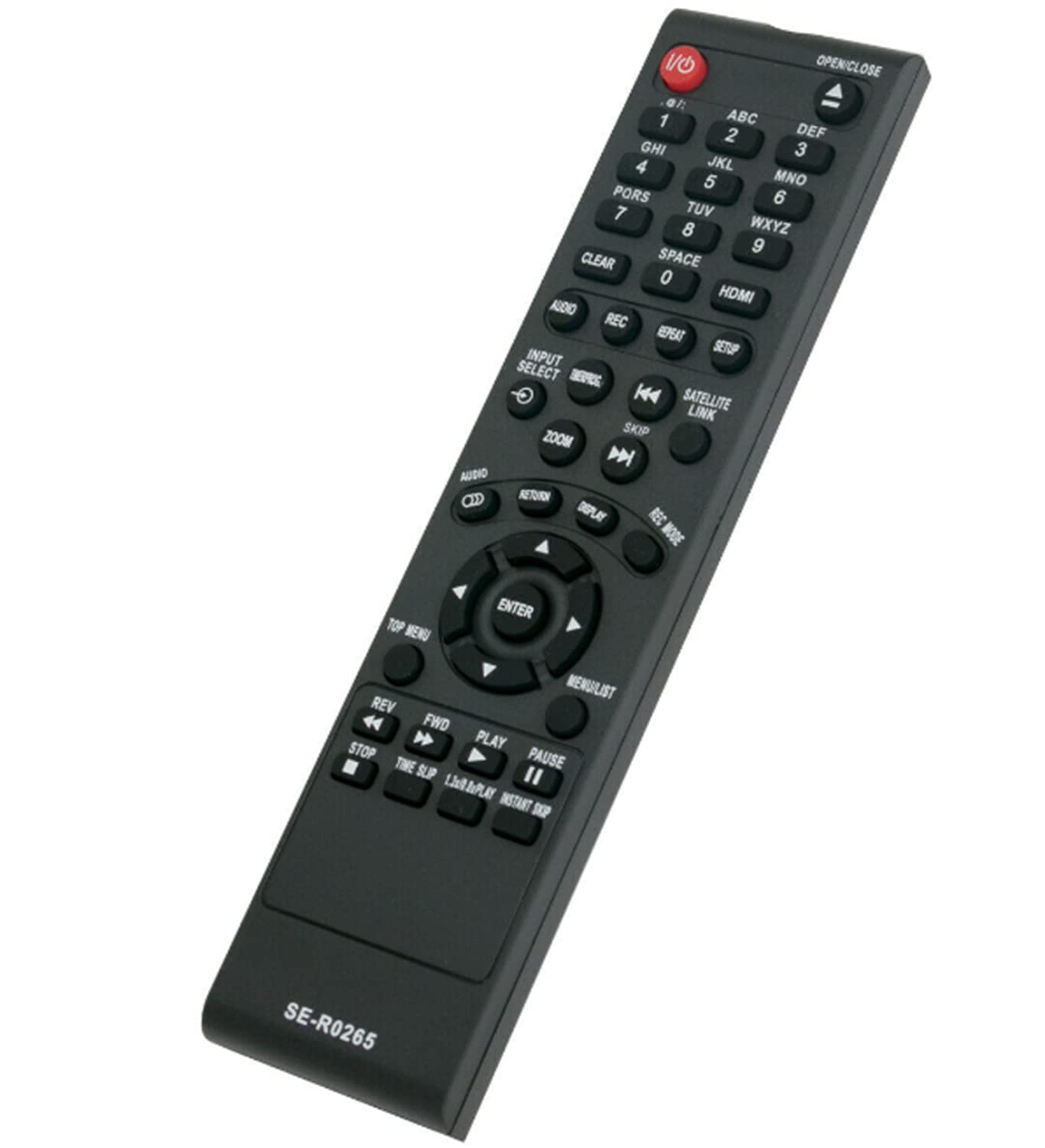 Toshiba DVD Video Recorder Remote Control Replacement for D-KR40 D-R400 D-R400KU D-R420 D-R420KU DKR40 DR400 DR400KU DR420 DR420KU Models - Perfect for Home Entertainment & Media Playback