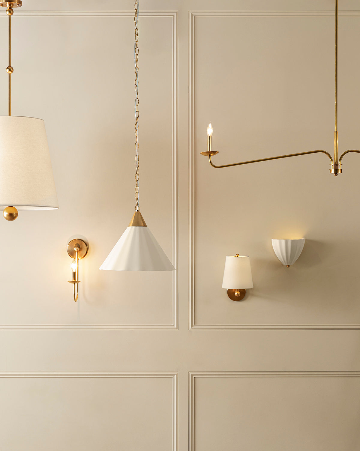 Philomena Linear Chandelier - Modern LED Pendant Light Fixture for Dining Room, Kitchen Island & Living Room | Dimmable Contemporary Lighting