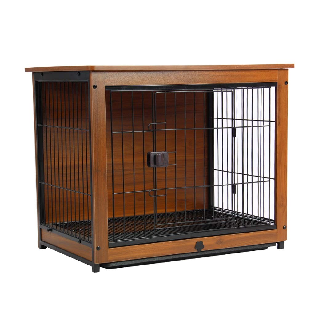 Heavy Duty Dog Crate with Removable Cover - Indoor Pet Cage for Dogs, Cats & Rabbits - Durable Metal Dog Kennel with Washable Bed - Perfect for Home, Travel & Training Use