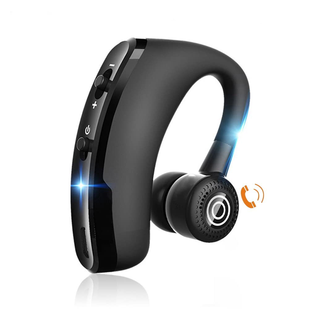 YYBarbAnn Wireless Earbuds - Bluetooth 5.0 Mono Headset with 25H Talk Time, HD Microphone & CVC8.0 Noise Cancellation, 270° Rotatable for Comfortable Fit - Perfect for Work, Driving, Gym & Outdoor Activities