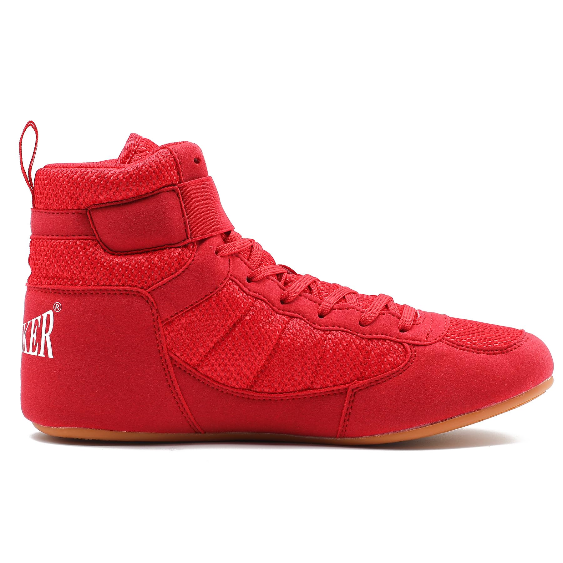 **HIKLDK Men's Wrestling Shoes - Black Boxing & MMA Training Shoes for Men - Lightweight & Breathable for Wrestling, Boxing, and Gym Workouts**