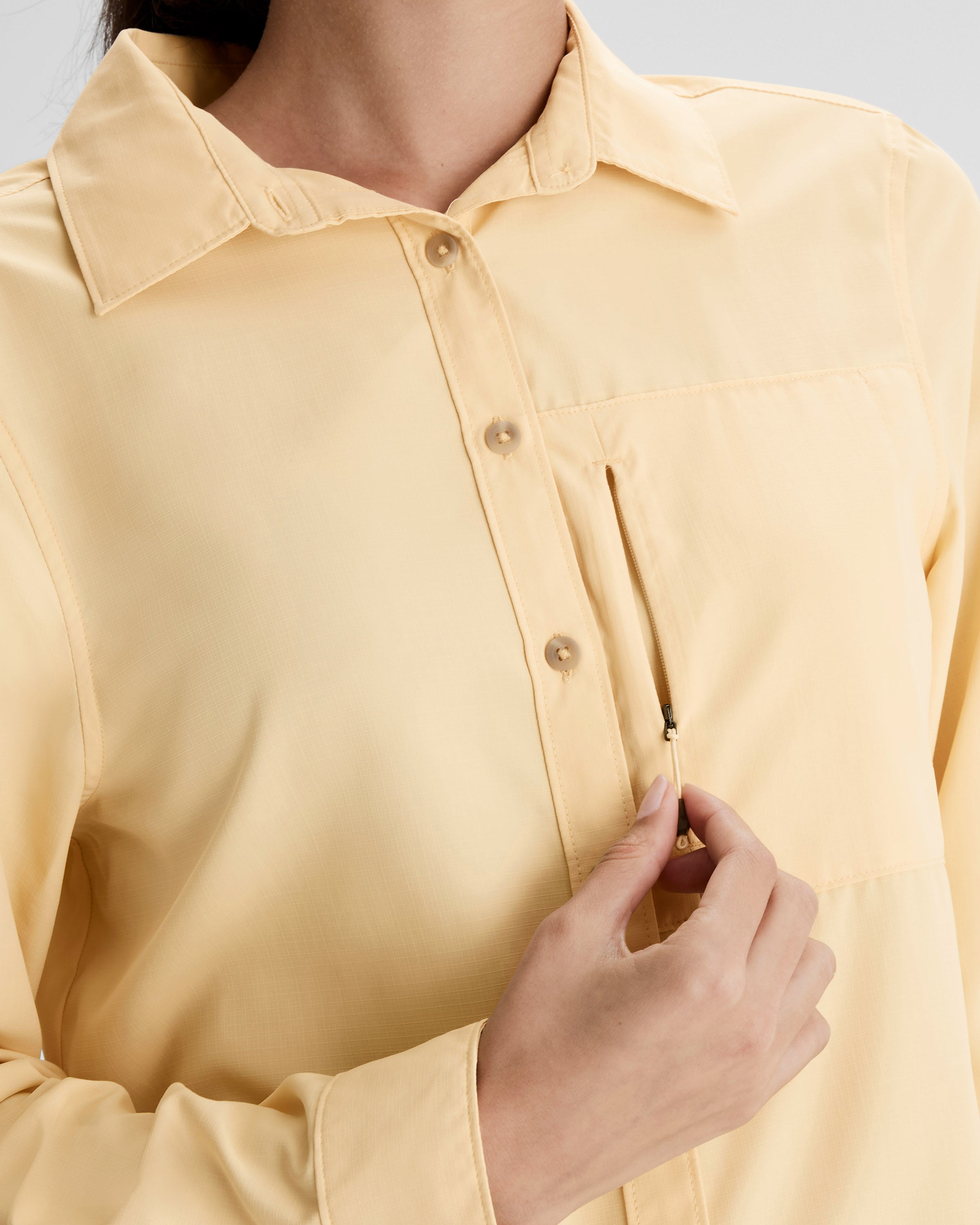 Women's SUN Scout UPF 50+ Long Sleeve Sun Protection Shirt V2 - Lightweight Quick-Dry Hiking & Outdoor Activewear for Beach, Fishing, and Summer Adventures