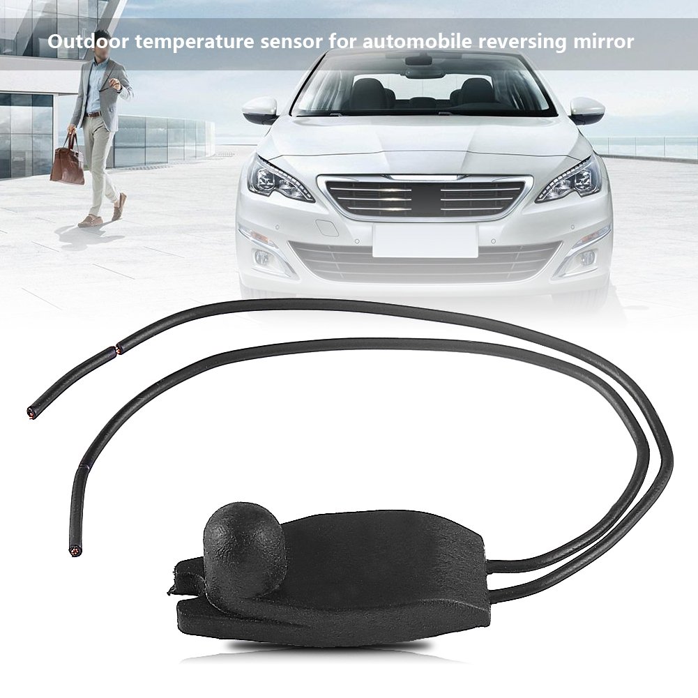 Keenso Car Outside Temperature Sensor - Compatible with Peugeot 206 207 208 306 307 407 | Accurate Air Temp Monitor for Vehicle Climate Control & Winter Driving Safety