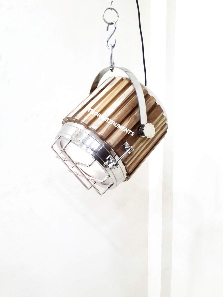 Vintage Nautical Wooden Ceiling Pendant Light - Rustic Hallway Hanging Lamp for Home Decor | Perfect for Coastal, Farmhouse & Loft Style Interiors