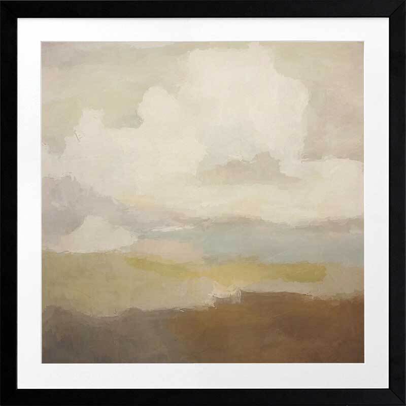 Cloudy Serenades Framed Art Print - Beautiful Landscape Wall Decor for Living Room, Bedroom & Office - Perfect Gift for Home Decor Lovers