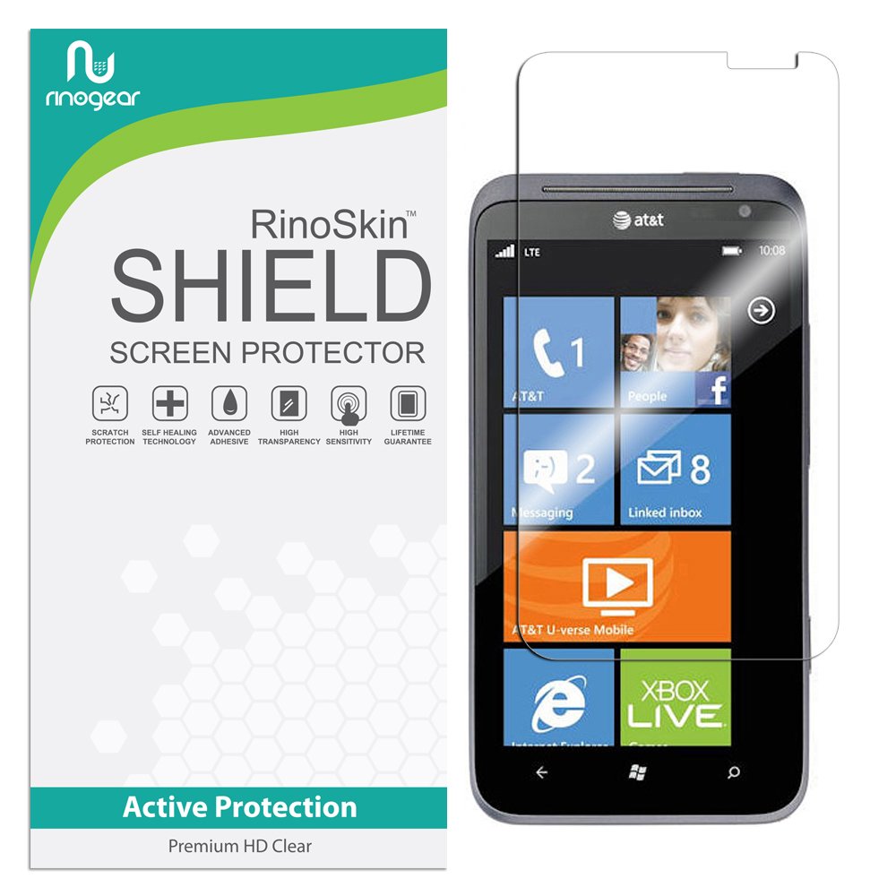 RinoGear Screen Protector for HTC Titan 2 - Case Friendly, Flexible TPU Film with Full Coverage - Clear HD Protection for Daily Use, Work & Travel