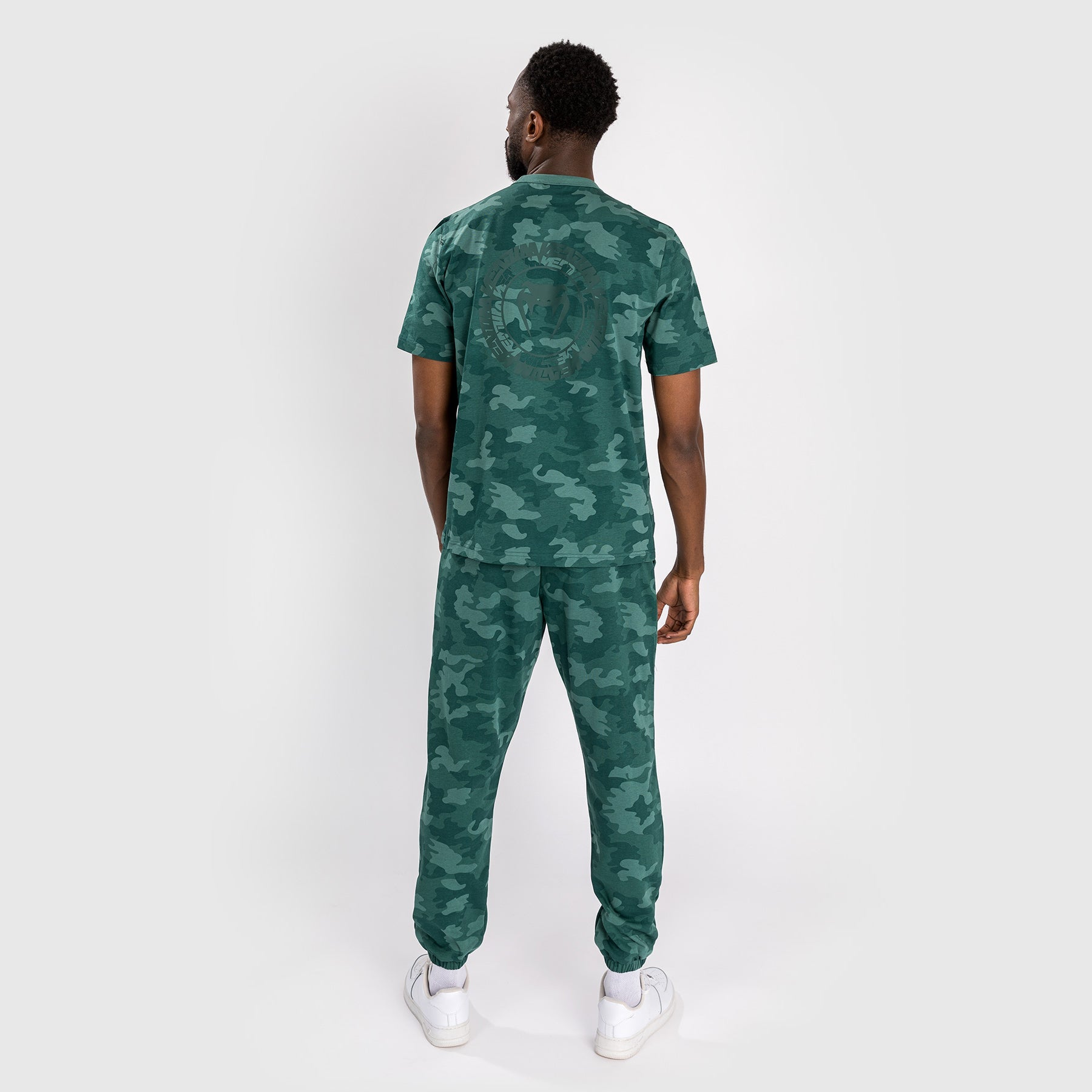 Venum Vortex XL Men's T-Shirt - Turquoise Camo MMA & Fitness Training Shirt for Combat Sports & Gym Workouts