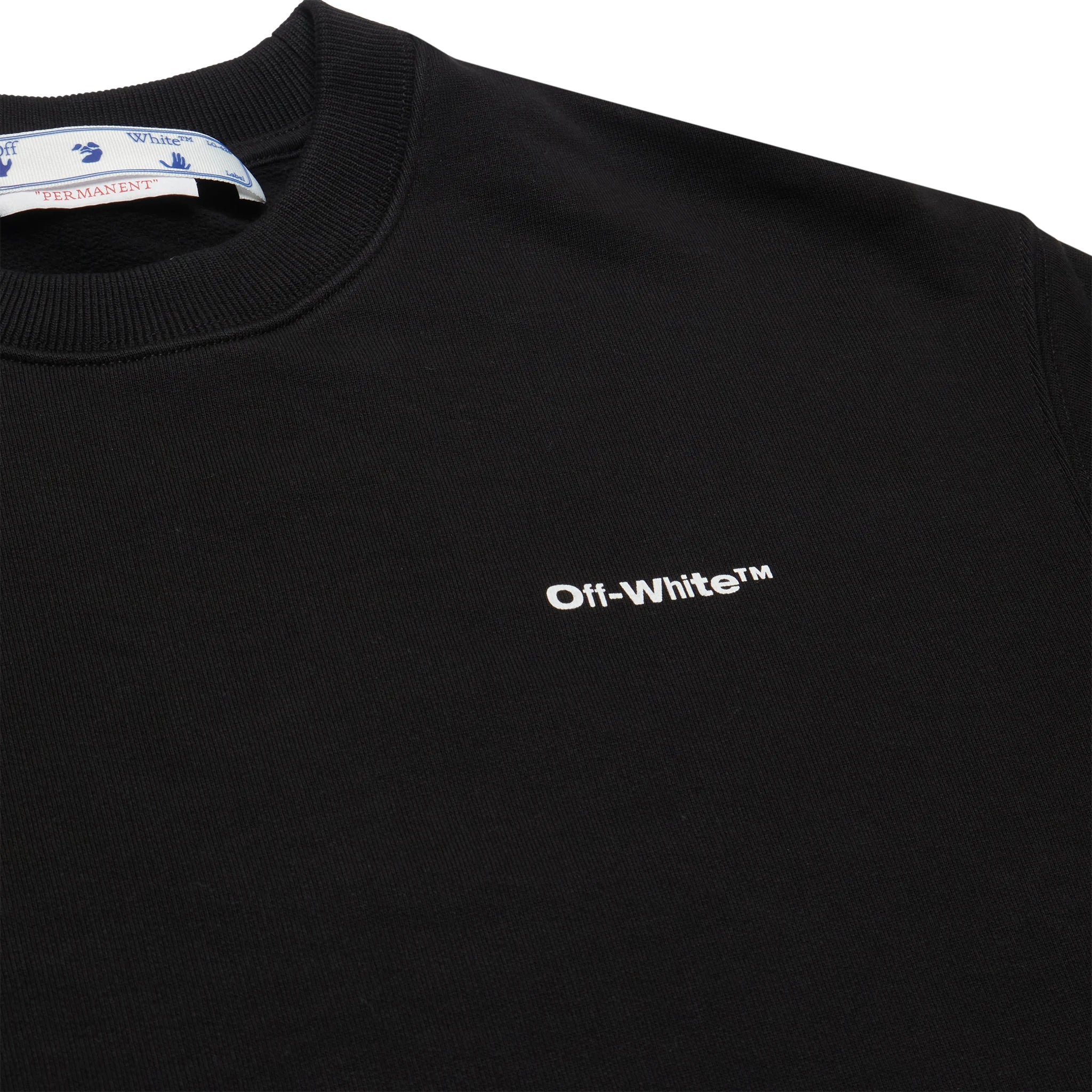 Off-White Wave Outline Diagonal Slim Fit Sweatshirt - Trendy Streetwear for Men & Women - Perfect for Casual Outfits, Gym Wear & Urban Fashion