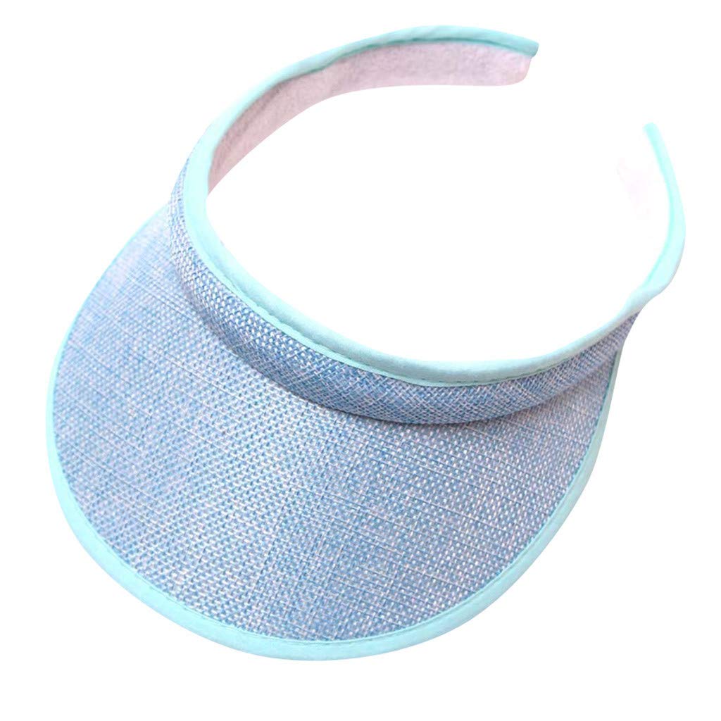 Adjustable Sun Visor Hat for Women & Men - Lightweight Quick-Dry Sports Cap for Golf, Tennis, Running - 21-24
