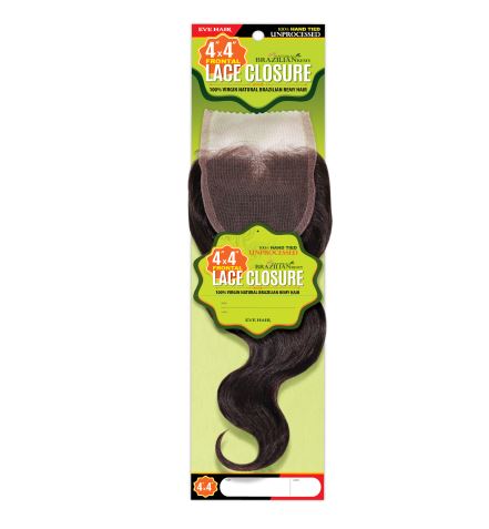Brazilian Full Lace Closure 4x4 Body Wave Human Hair Extension - Perfect for Protective Styles, Weaves & Natural Hair Looks