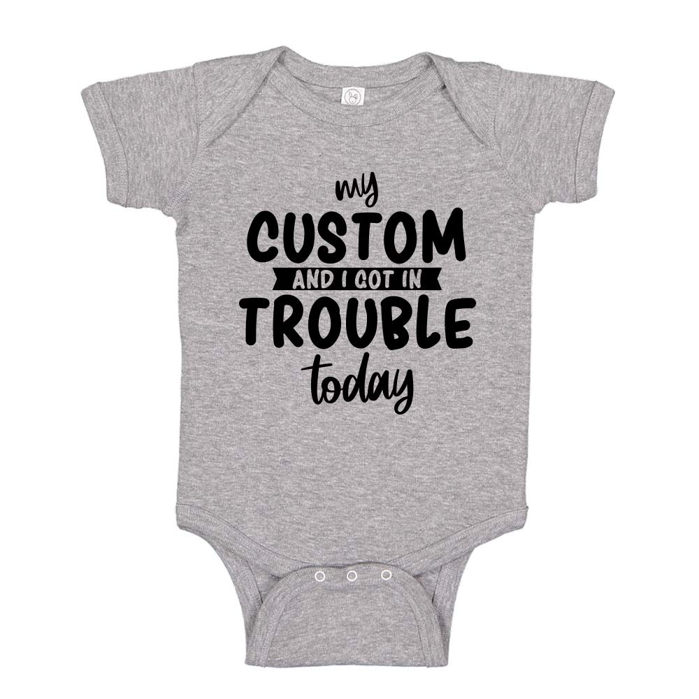 Custom Baby Bodysuit & Toddler T-Shirt - Personalized Text | Funny Matching Outfits for Parents & Kids | Perfect for Family Photos, Birthday Gifts & Everyday Wear