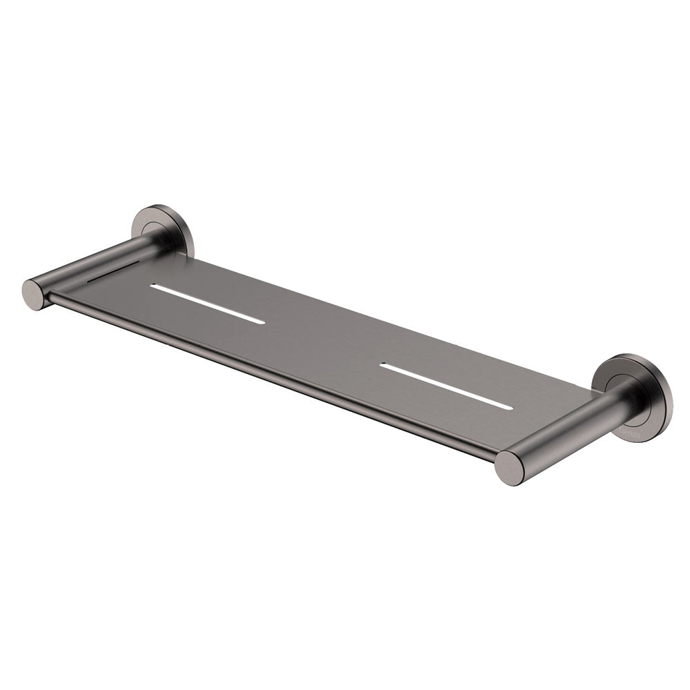 Fienza Kaya Shower Shelf - Rustproof Gunmetal Grey Bathroom Organizer for Shampoo, Soap & Accessories | Perfect for Modern Bathrooms & Spa Showers