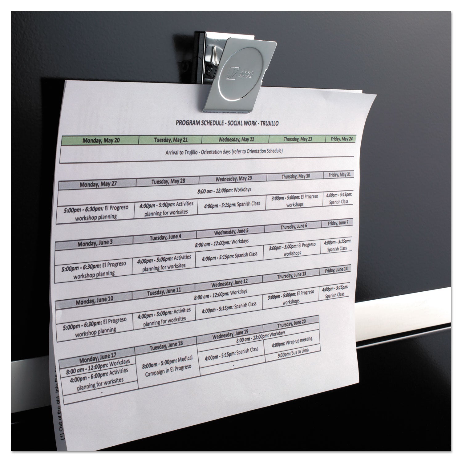ACCO Magnetic Clip 1.13 Inch Jaw Capacity - Silver Office Supplies (12 Pack) - Perfect for Organizing Papers, Files, and Documents in Home or Office