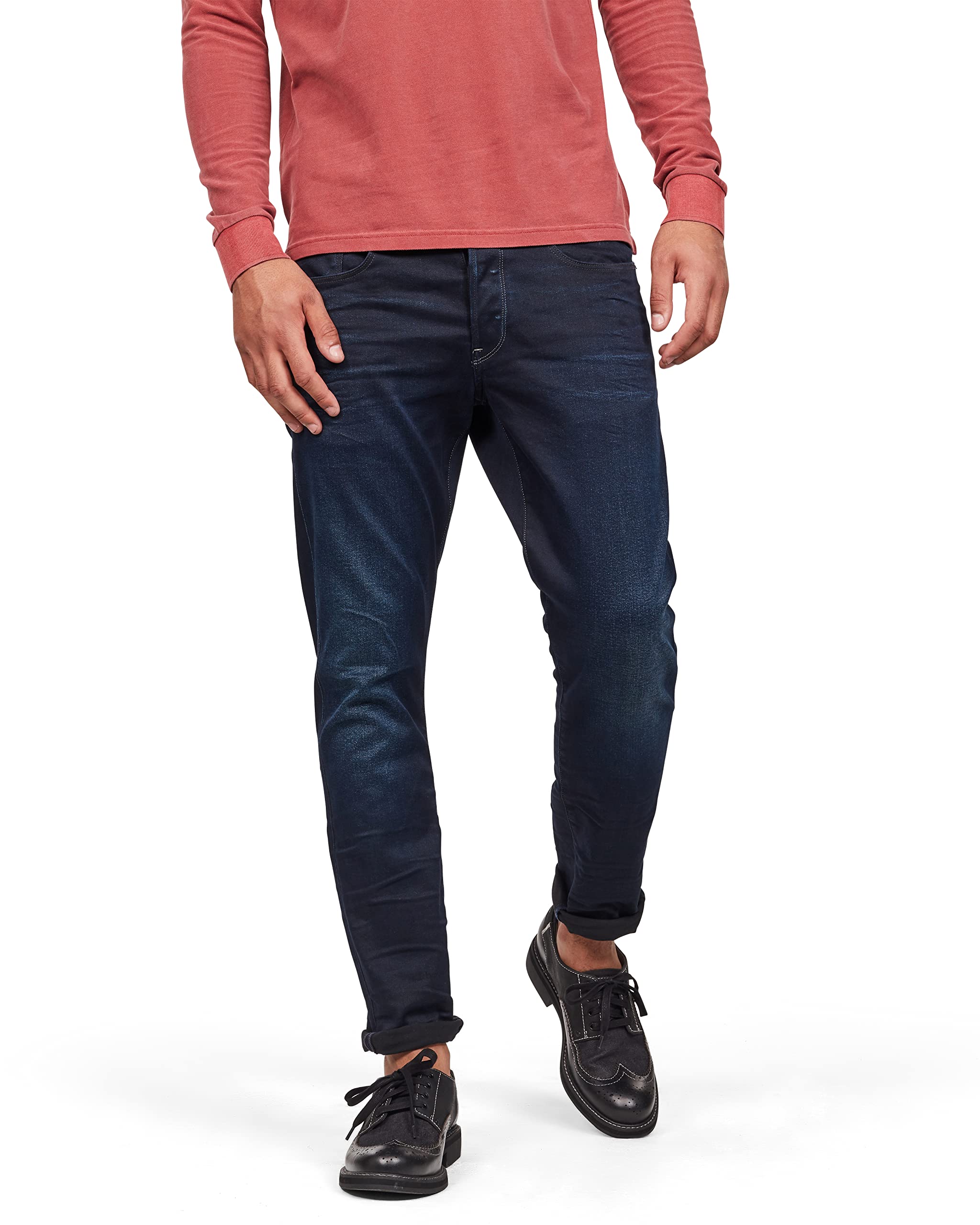 G-STAR Men's 3301 Straight Tapered Fit Jeans | Classic Denim Pants for Casual Wear & Everyday Style | Perfect for Work, Dating & Weekend Outings