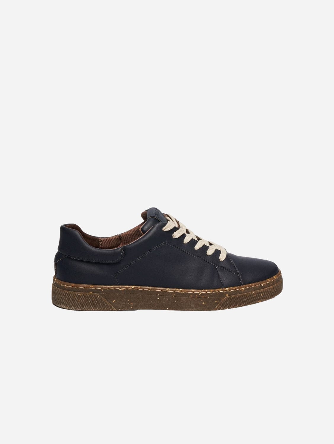 Jacob Men's Vegan Corn Leather Sneakers - Navy Blue | Comfortable & Stylish Casual Shoes for Walking, Work & Everyday Wear