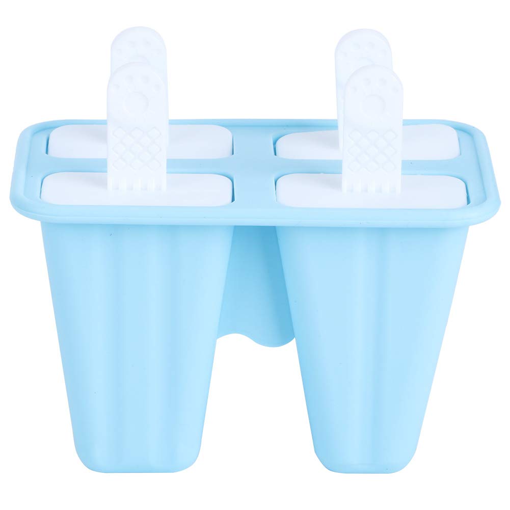 Reusable Atyhao Popsicle Molds - 4-Piece DIY Ice Cream Maker Kit for Homemade Treats | BPA-Free Ice Pop Molds for Kids & Adults | Perfect for Summer Parties, Snacks & Healthy Frozen Desserts