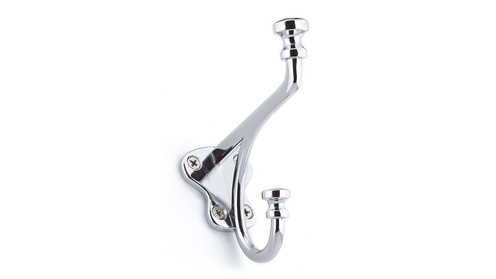 Richelieu BP77143140 Classic Chrome Metal Hook - Durable & Stylish for Home, Kitchen, Bathroom & Closet Organization