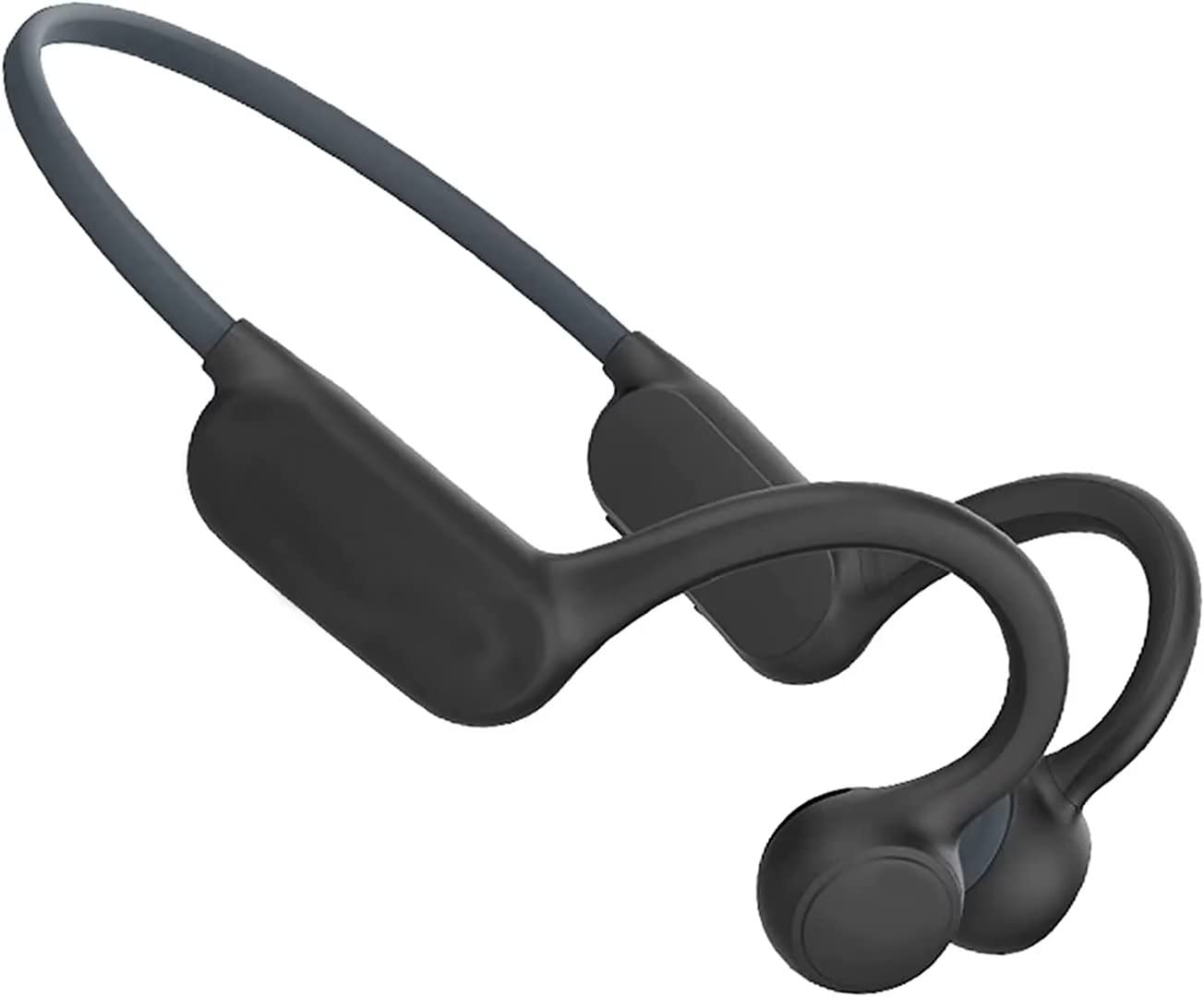 **Wireless Bone Conduction Headphones - Open Ear Bluetooth Sports Headset with Built-in Mic, 8H Playtime, IPX5 Waterproof for Running, Cycling, Gym Workouts (Black) - Perfect for Outdoor Activities & Fitness Enthusiasts**