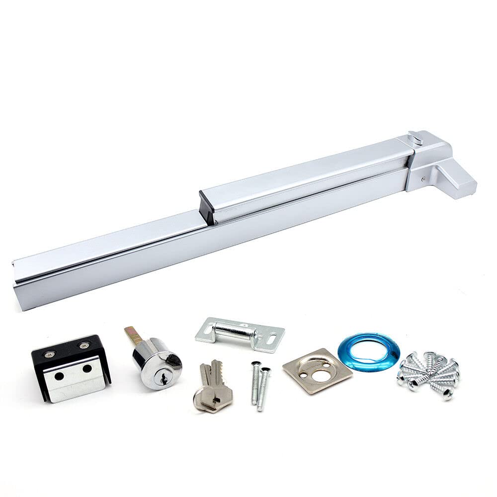 Heavy Duty Commercial Rim Exit Device Door Push Bar - Fireproof Emergency Panic Hardware for 30