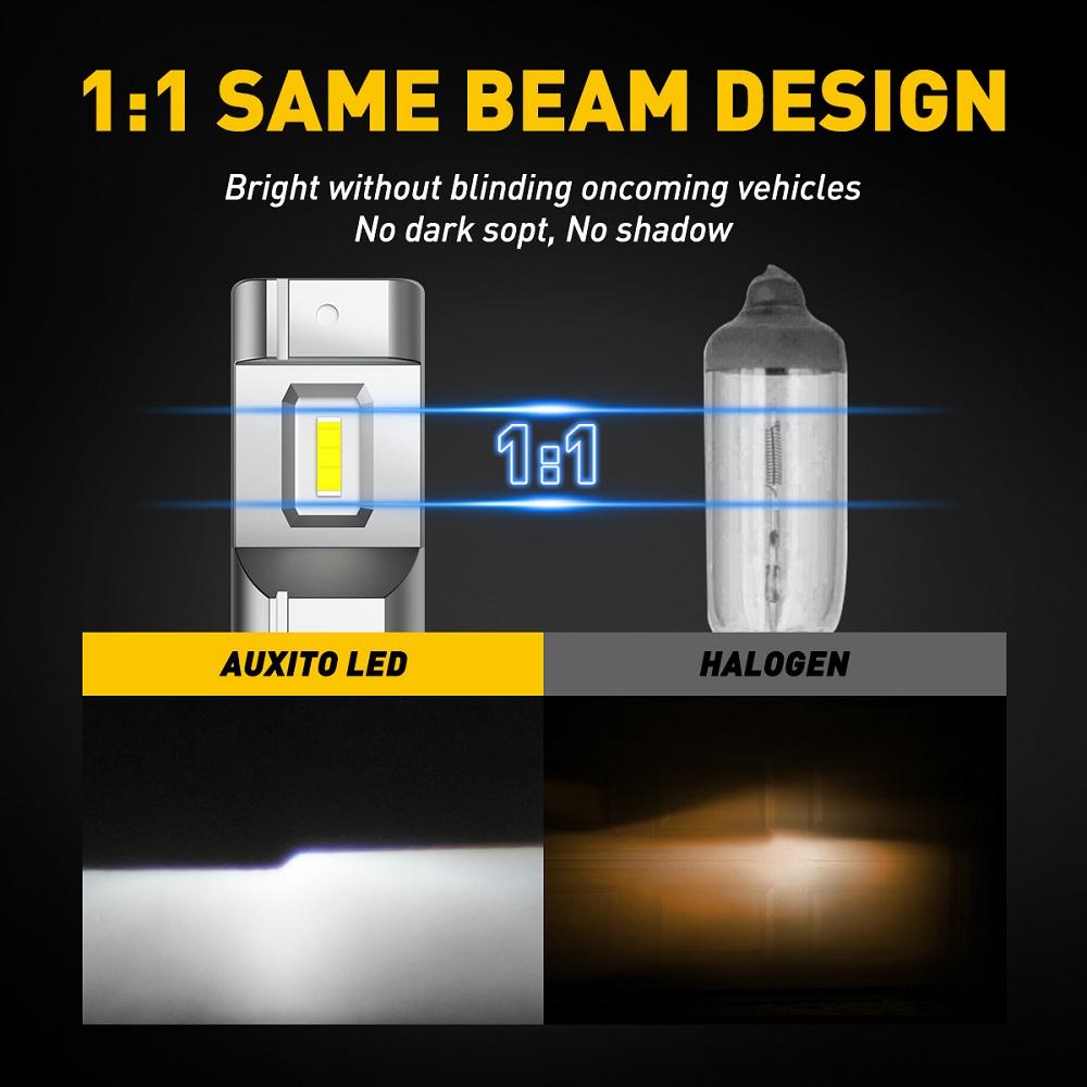 H11 H8 H9 LED Bulbs - High & Low Beam Headlight Conversion Kit + H11 H8 H16 LED Fog Lights - Super Bright 6000K White - Perfect for Cars, Trucks, SUVs - Upgrade Your Night Driving Visibility