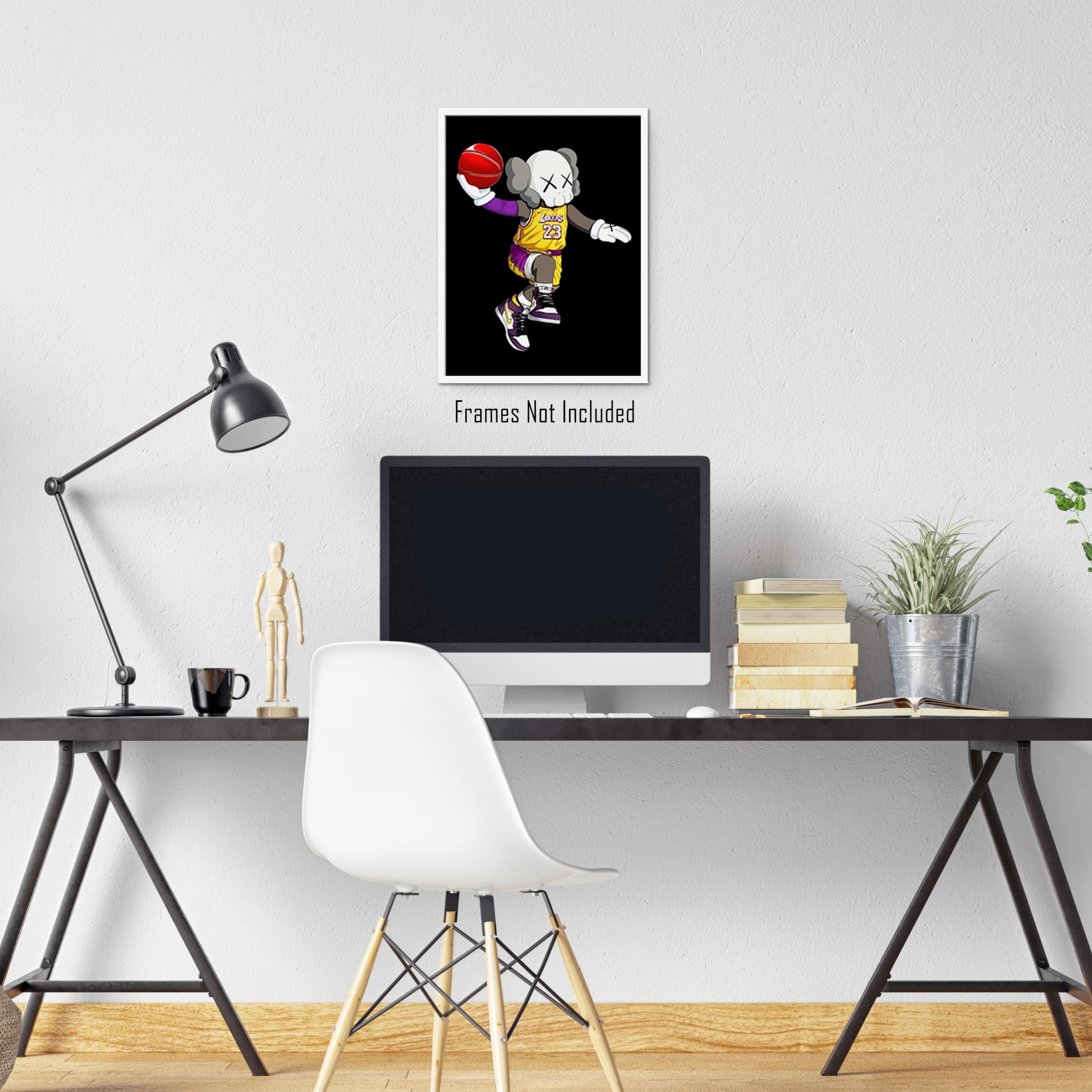 Michael Jordan Sneaker Poster - UNFRAMED 12x16 Air Jordans Wall Art Print for Sneakerhead Room Decor | Perfect for Teen Boy/Girl Bedroom, Dorm, Office & Basketball Fan Gift