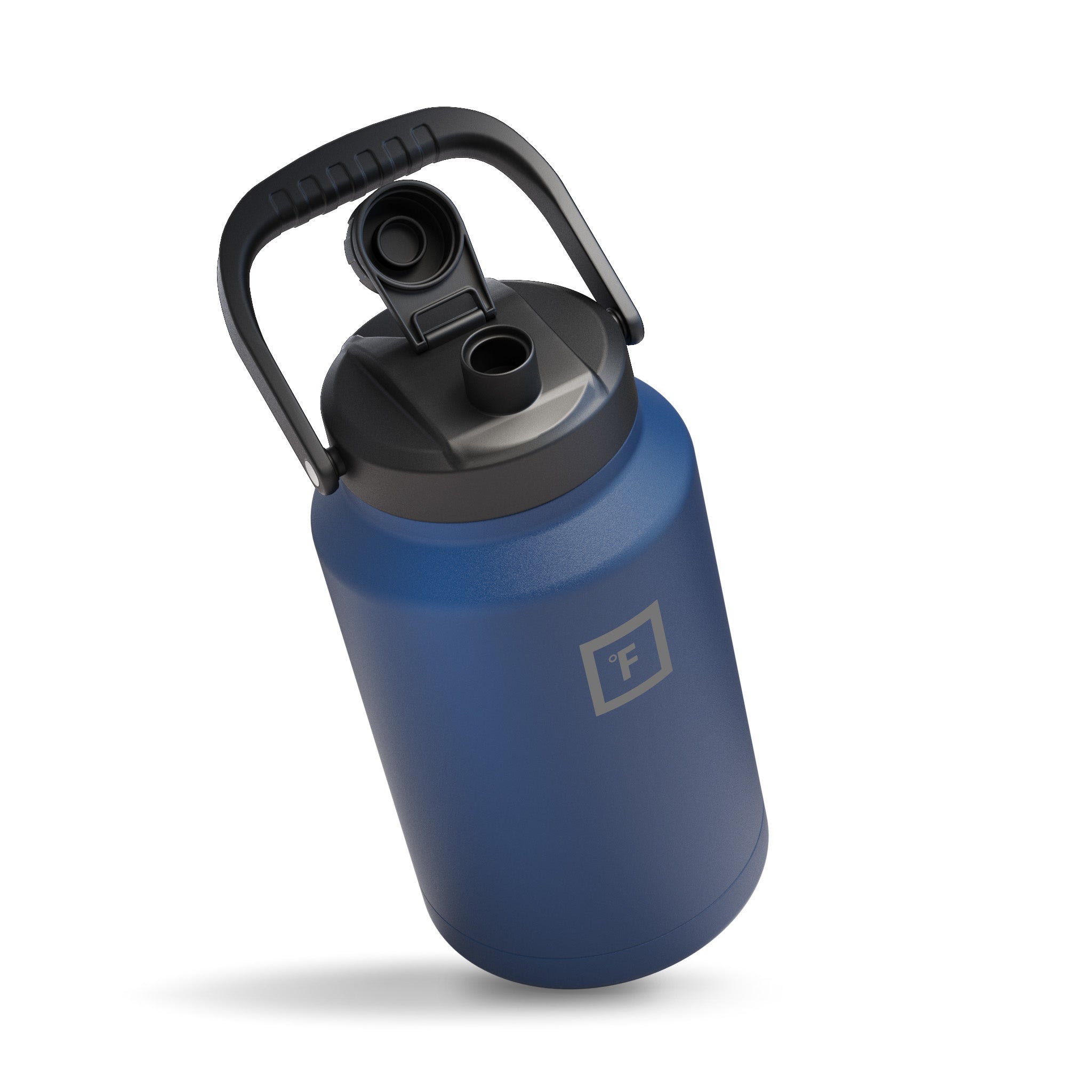 1 Gallon BPA-Free Water Bottle with Spout Lid - Large Capacity Leakproof Jug for Gym, Hiking, Camping & Outdoor Activities
