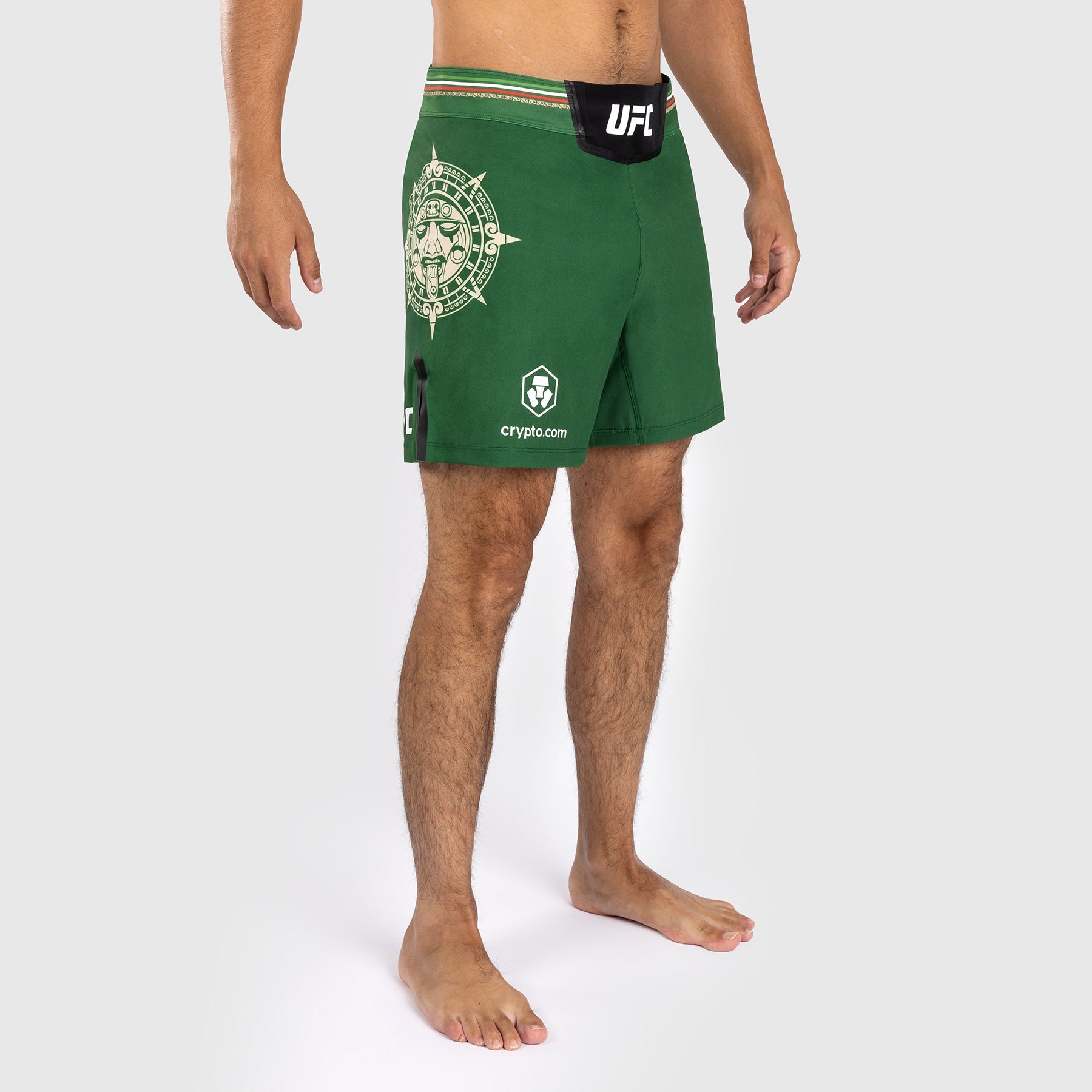 Venum Authentic UFC Fight Night Men's MMA Shorts - Green - Comfortable & Durable for Training, MMA, Boxing & Fitness Workouts