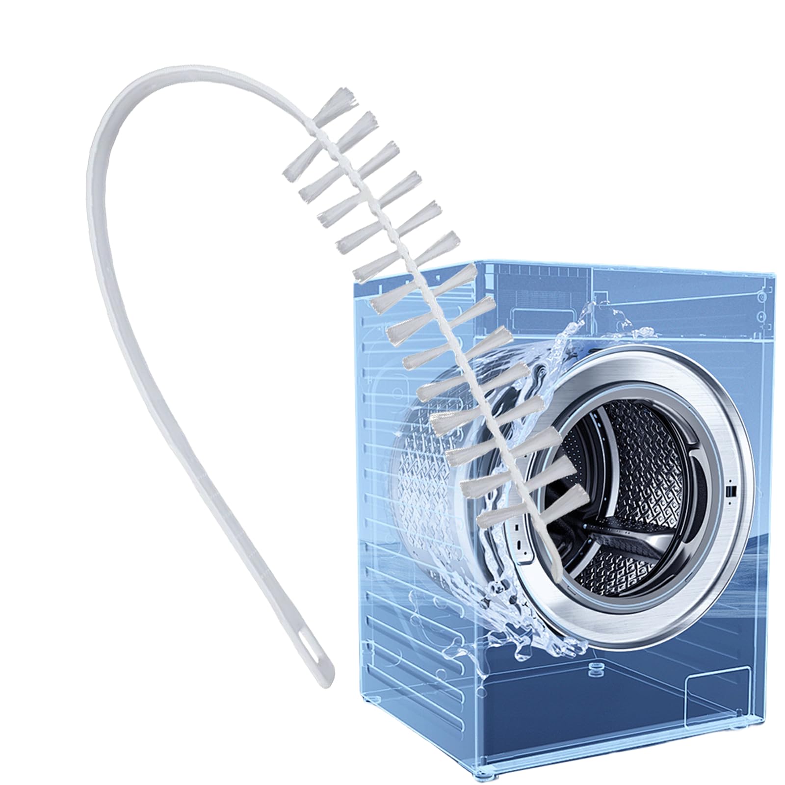 Washing Machine Cleaning Brush - Front Load Washer Cleaner Tool for Drum & Detergent Residue Removal (1pc) - Perfect for Deep Cleaning Top & Front Loading Washing Machines