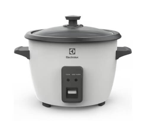Electrolux E2RC1 220W 1.3L Compact Rice Cooker - Perfect for Small Kitchens, Dorms & Offices - Fast & Even Cooking for Rice, Grains & More